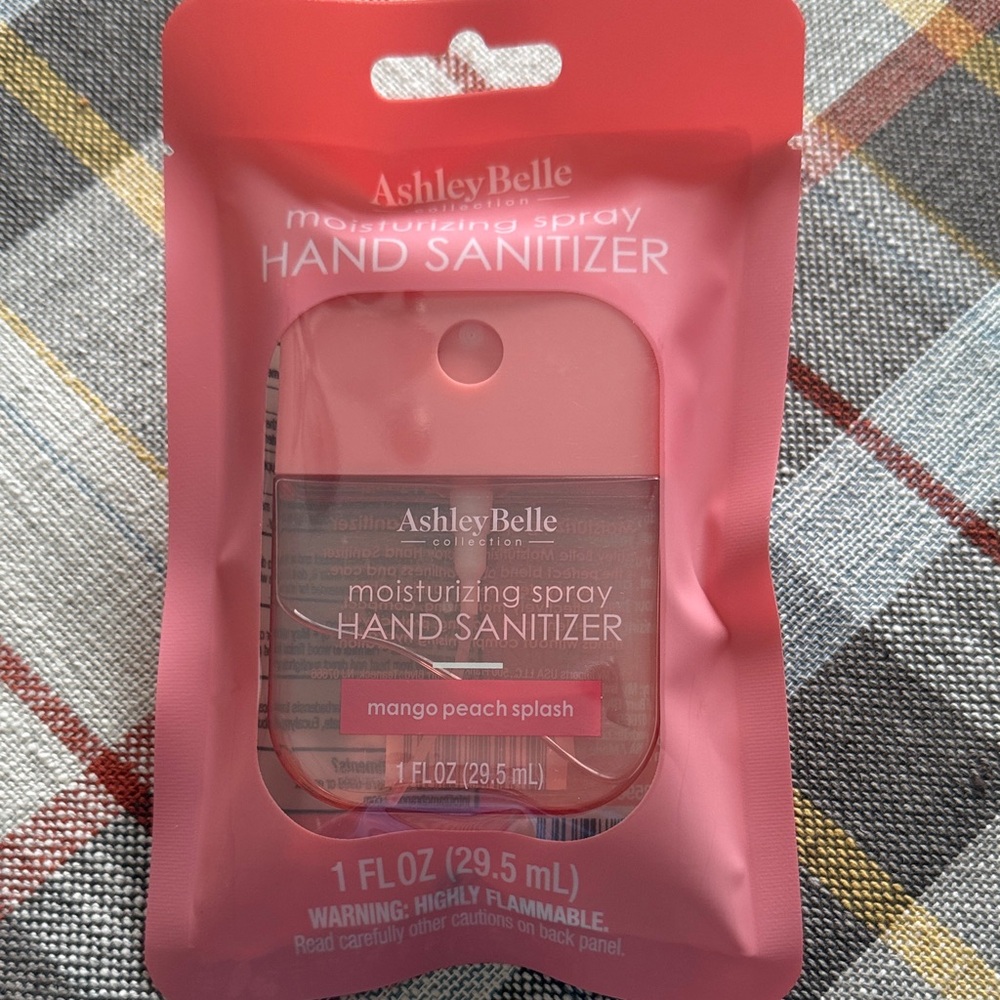 Ashley Belle Mango Peach Splash Moisturizing Spray Hand Sanitizer